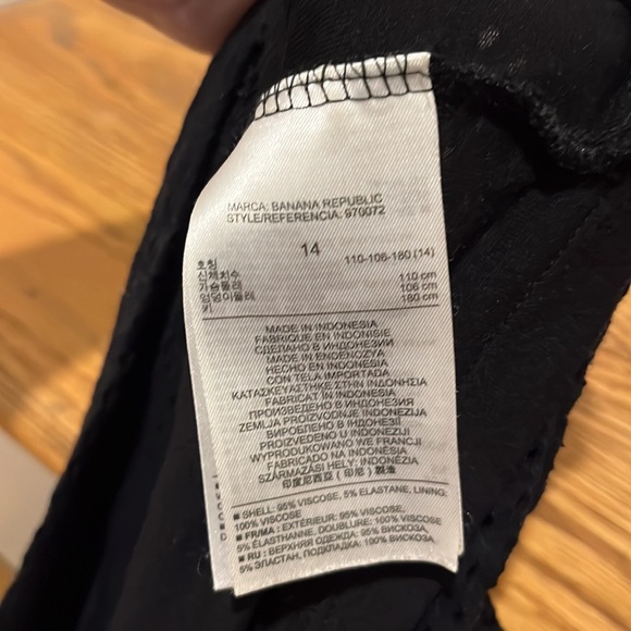 Banana Republic: NEW sexy blk slip on dress, Jacqueline Kennedy style, size 14. - Picture 6 of 6